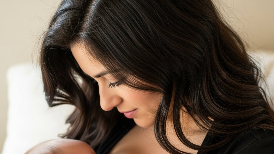 Is it safe to use hair growth serums while breastfeeding?